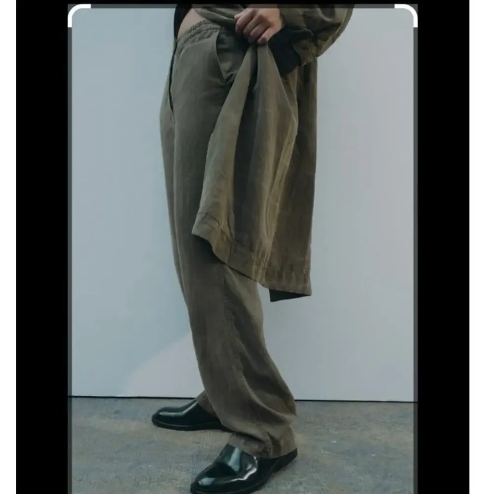 Zara Green Trouser Pant size Small